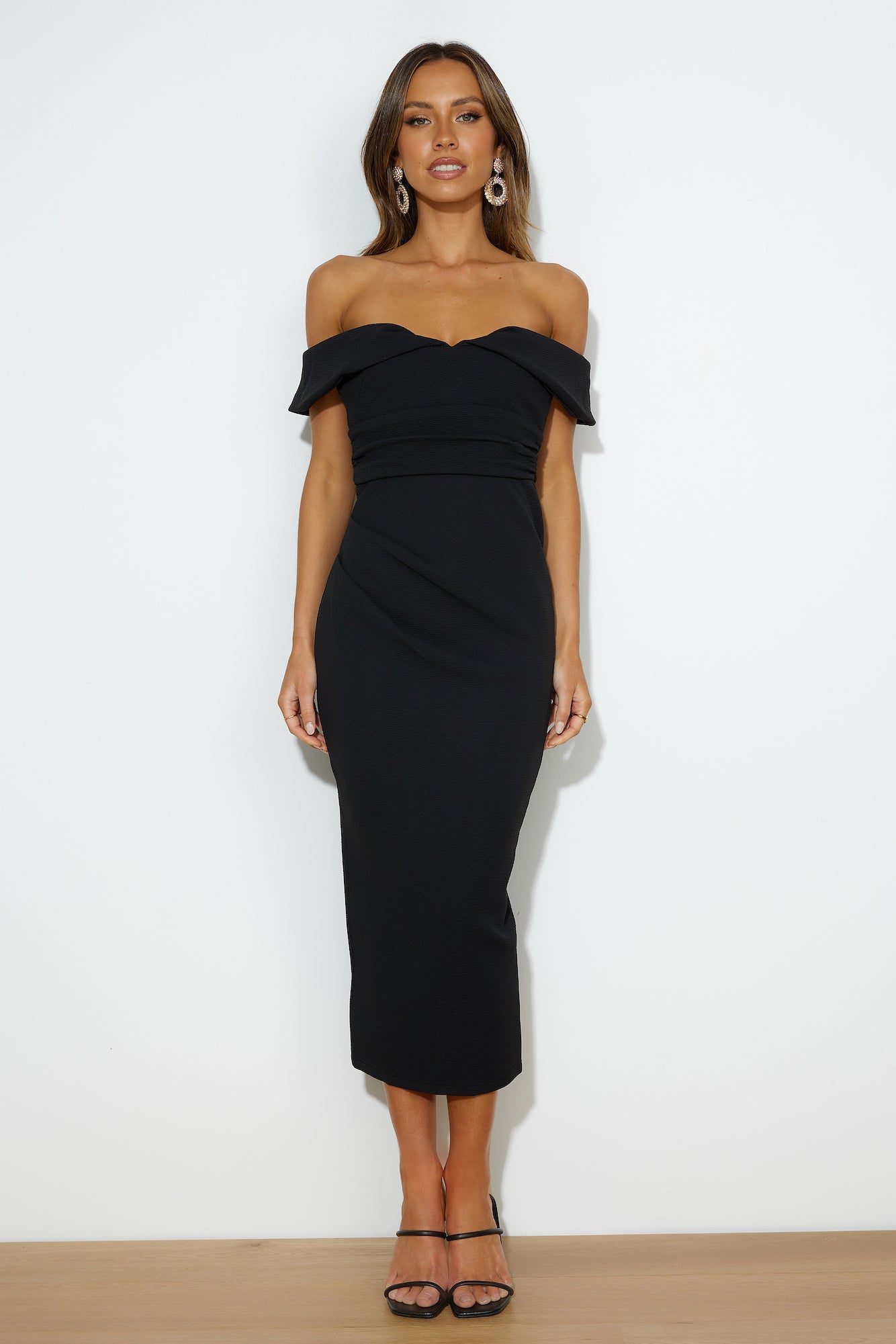 Need A Reason Midi Dress Black