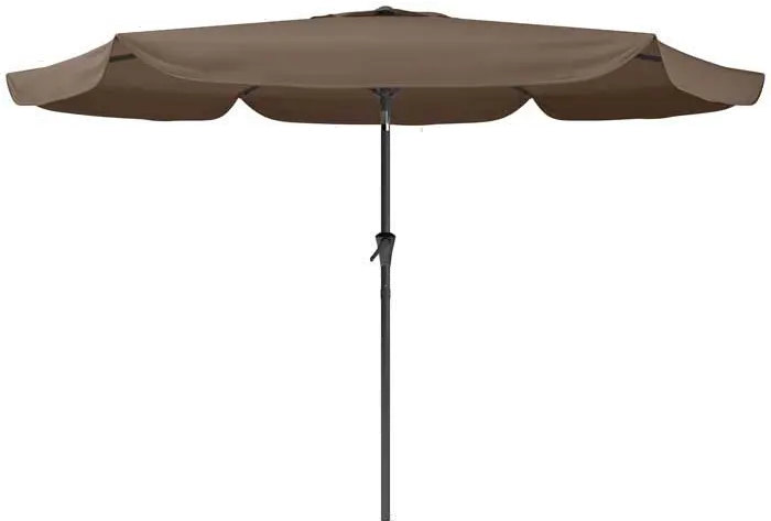 Sandy Brown Tilting Patio Umbrella