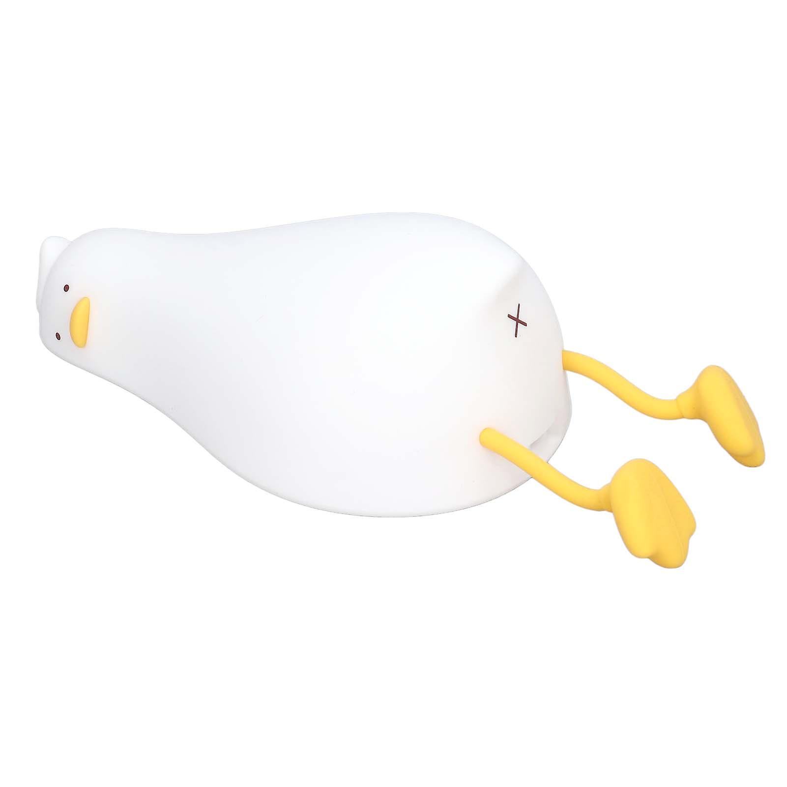 Duck Night Light for Kids 5V USB Charging 3 Levels Brightness LED Light Tap Night Light with Touch Sense for Bedroom