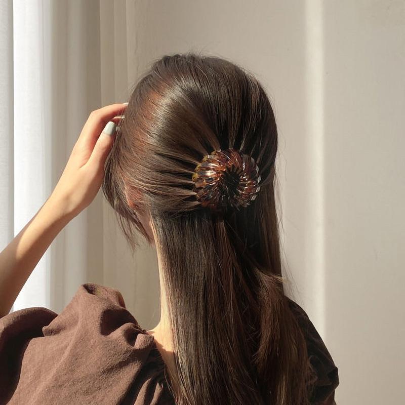 Lazy Bird's Nest Plate Hairpin