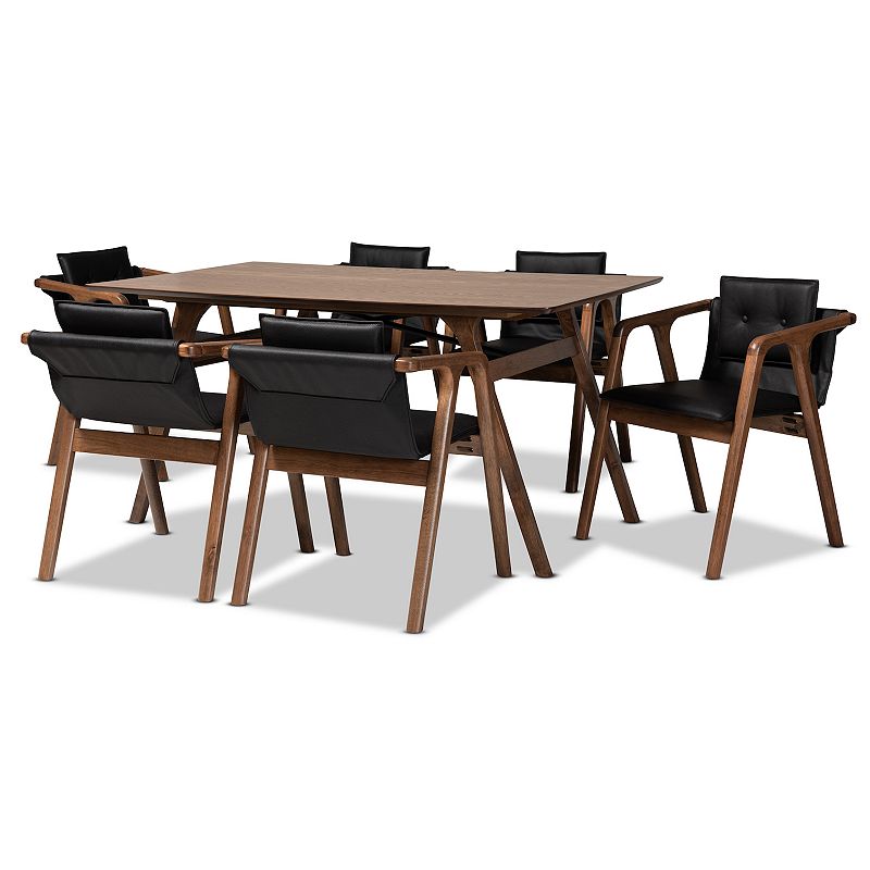 Baxton Studio Marcena Dining 7-piece Set