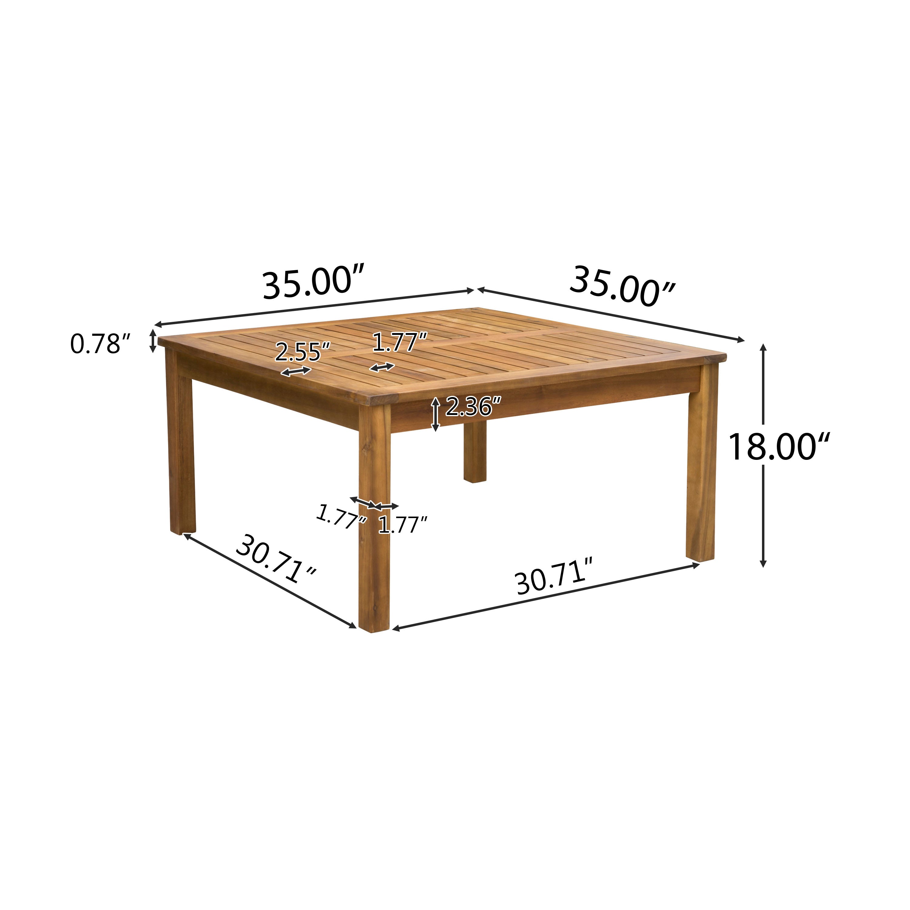 Venice 4-Seater Outdoor Chat Set with Coffee Table