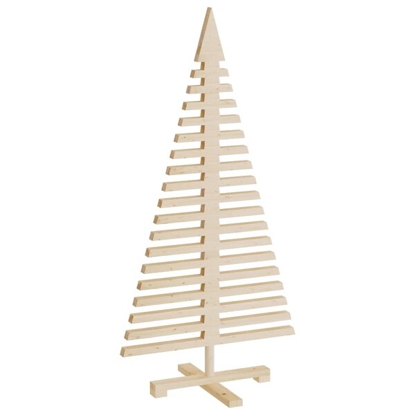 vidaXL Wooden Christmas Tree for Decoration 47.2 Solid Wood Pine