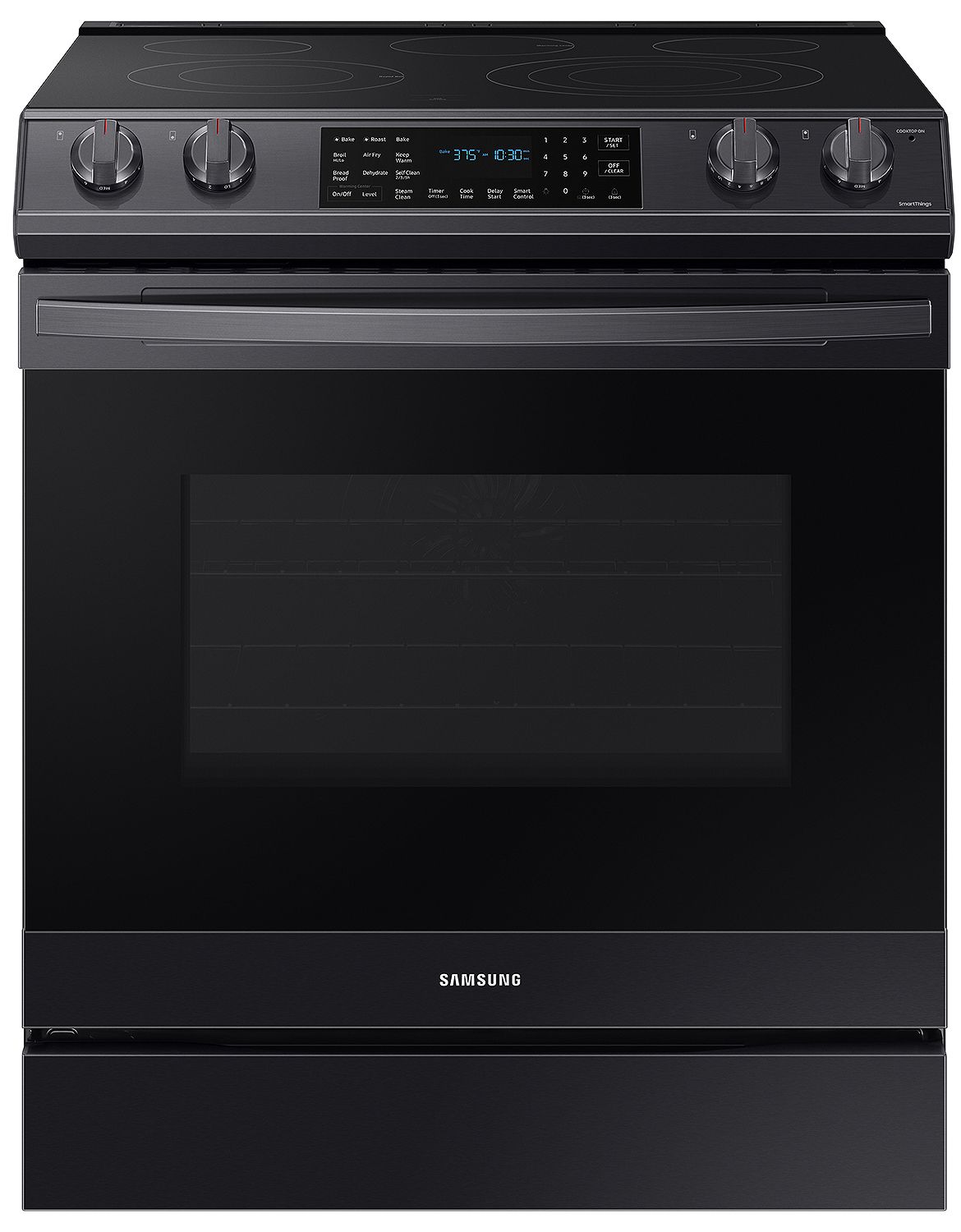  ADA 6.3 Cu. Ft. Fingerprint Resistant Black Stainless Steel Convection Slide-In Electric Range With Air Fry