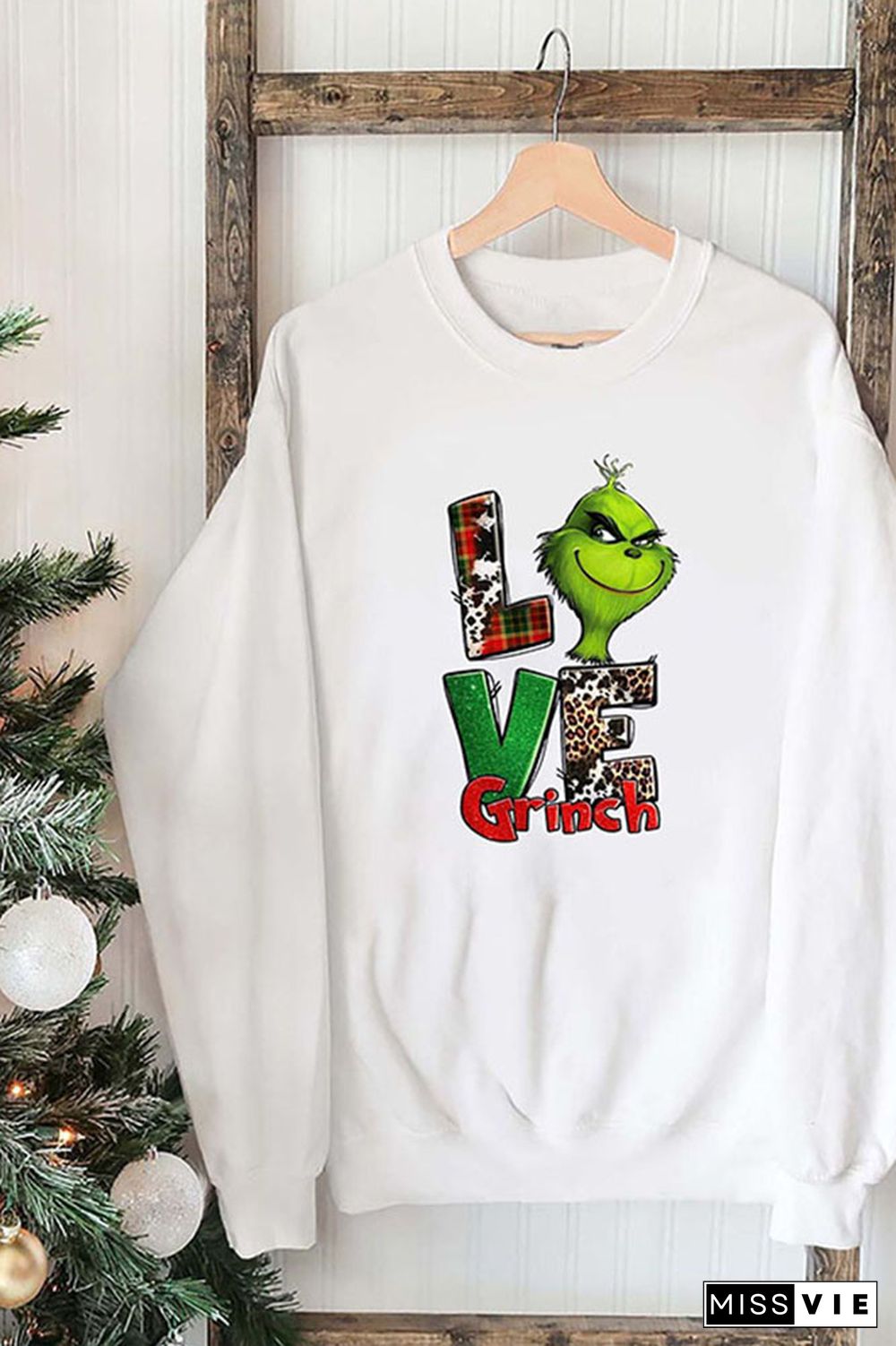 Love Grinch,Christmas Classic Crew Sweatshirt Wholesale