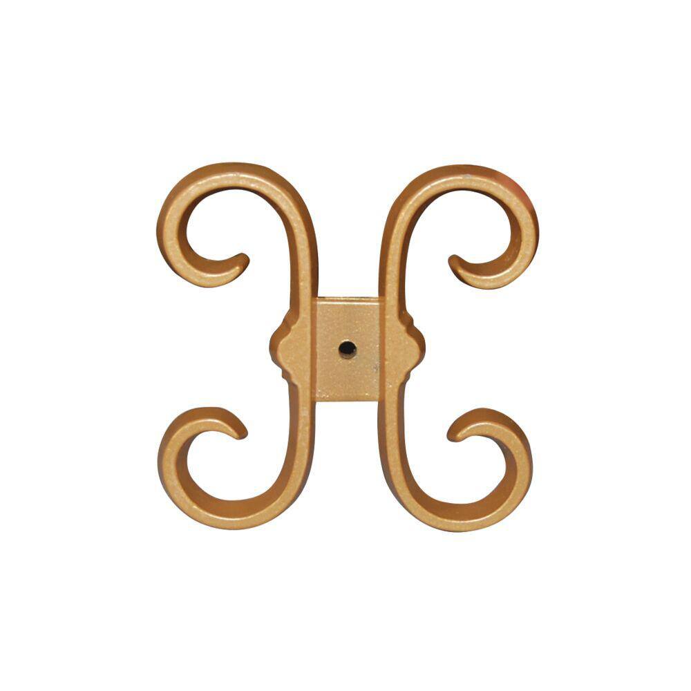 Barrette Outdoor Living 34 in. Gold Butterfly Scrolls 73022613