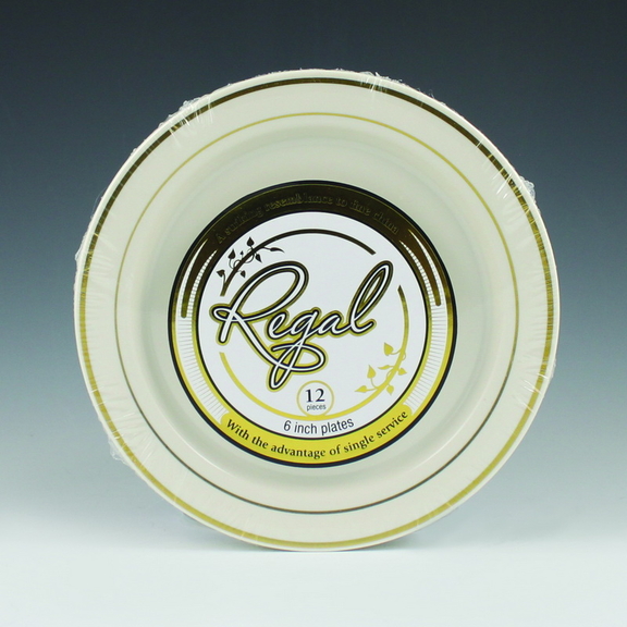 Maryland Plastics 6 Regal Dessert Plate