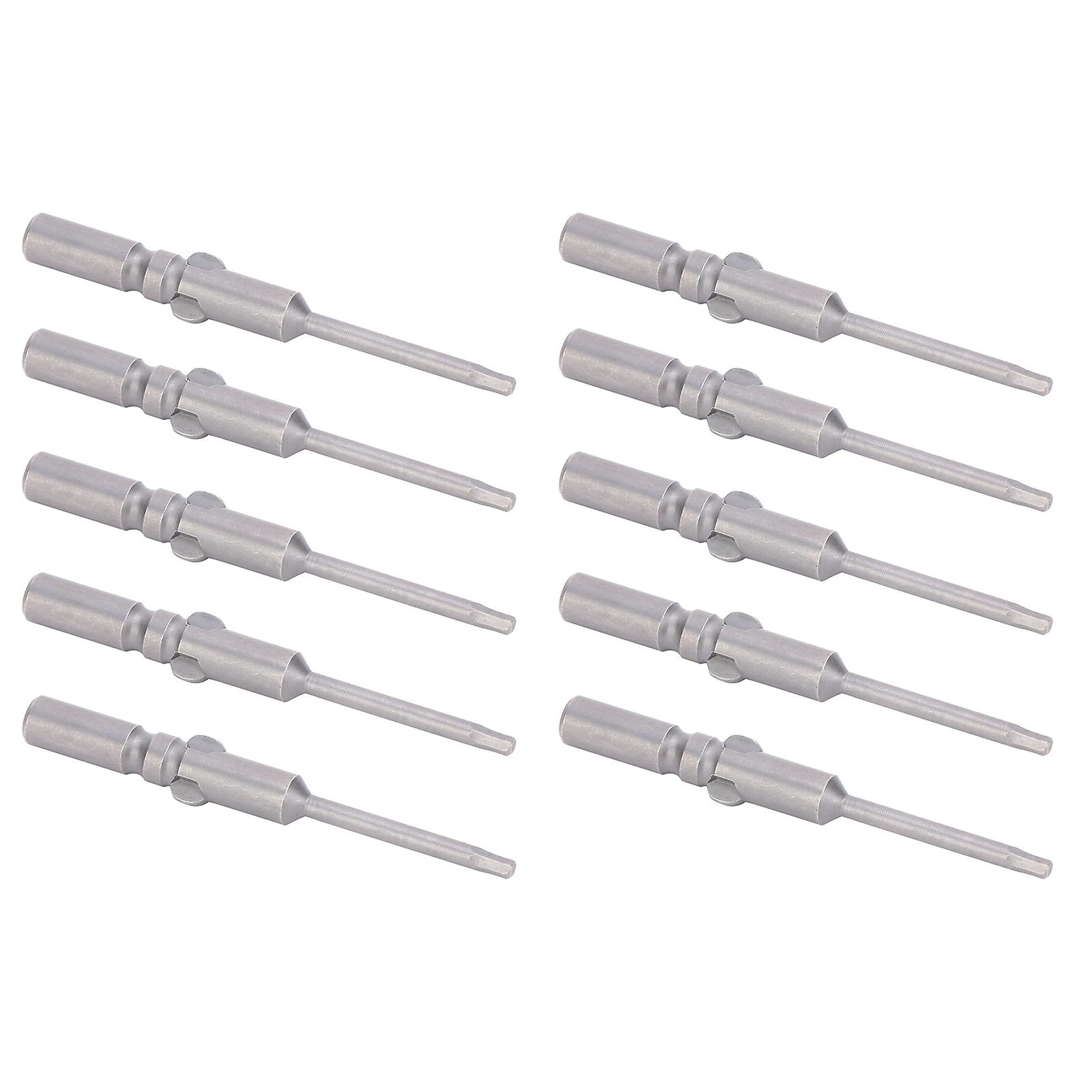 10pcs Hex Socket Screwdriver Bits Magnetic Head S2 Alloy Steel Industrial Accessories