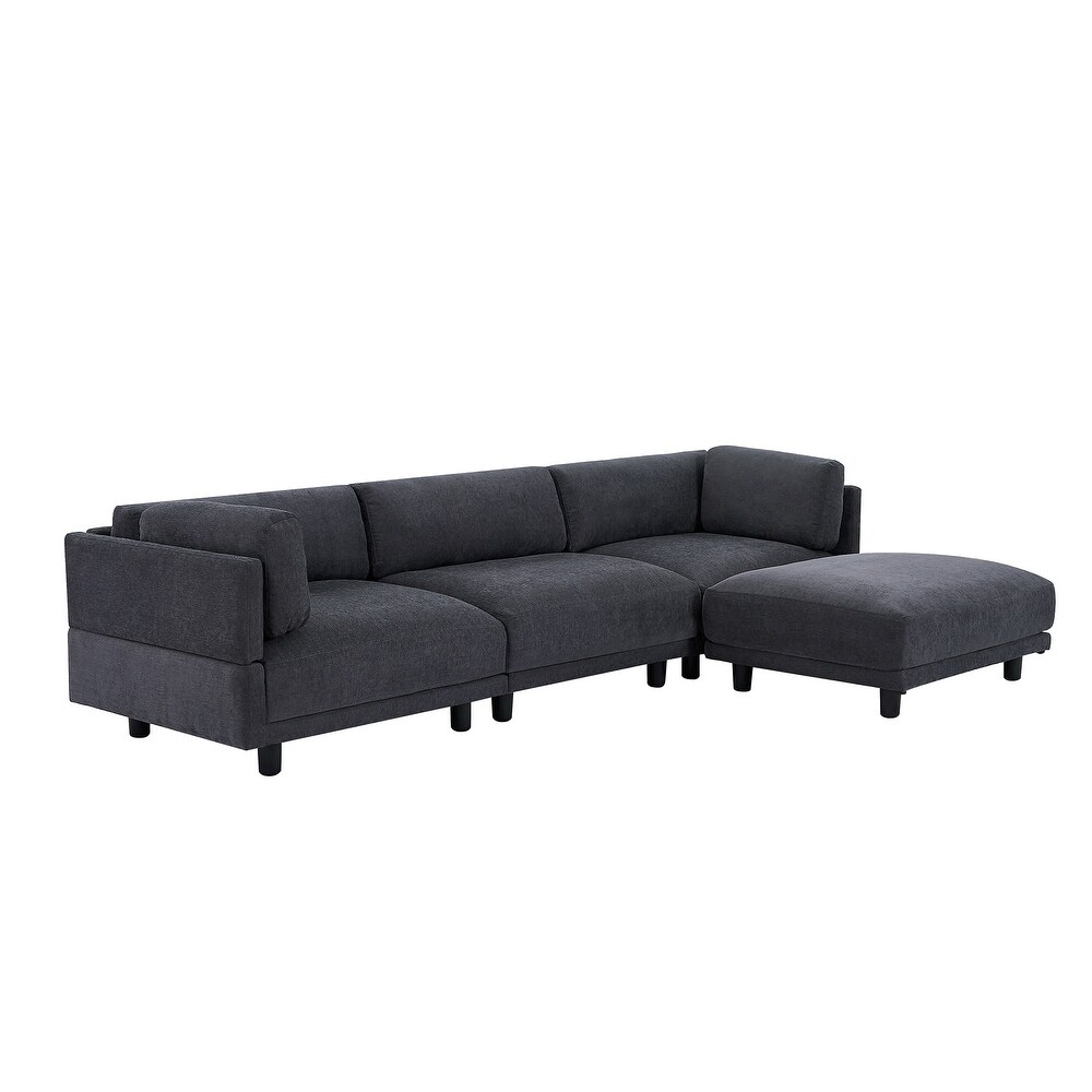 Upholstery Convertible Sectional Sofa  L Shaped Couch