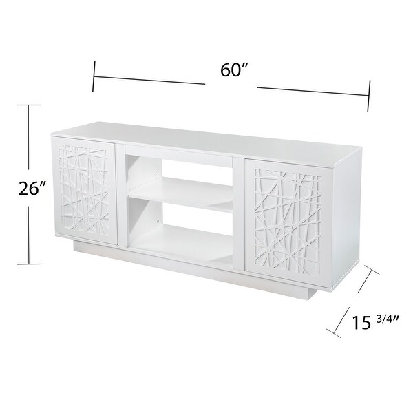 SEI Furniture Delgrave Two-Door Media TV Stand