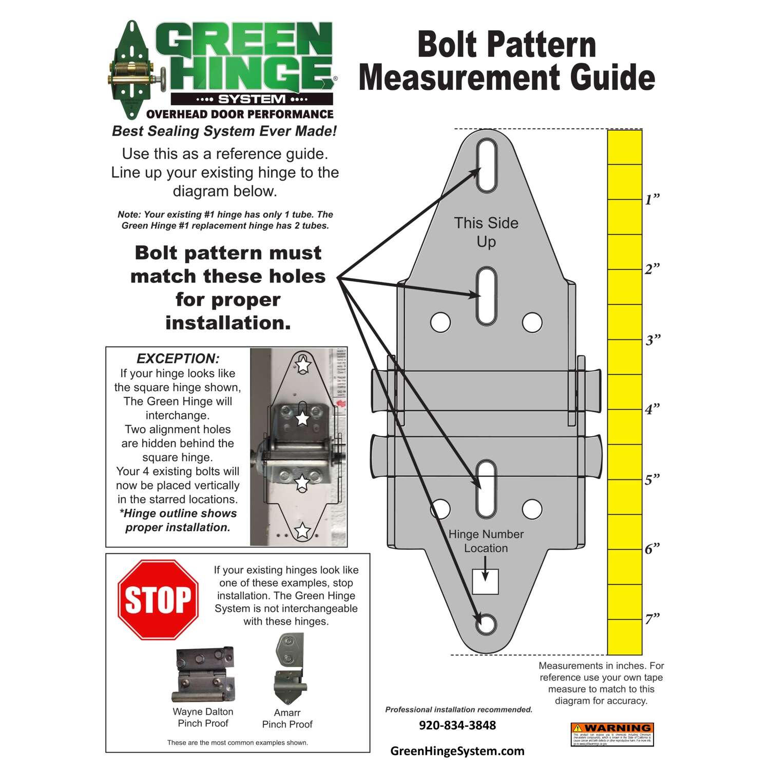 Green Hinge System Steel Residential Garage Door Hinge