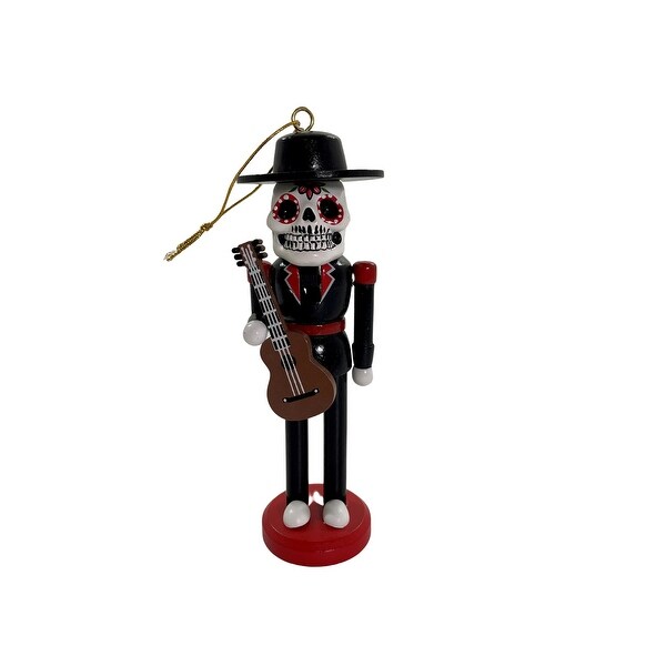 Santa's Workshop Day of the Dead Nutcracker Ornament 6