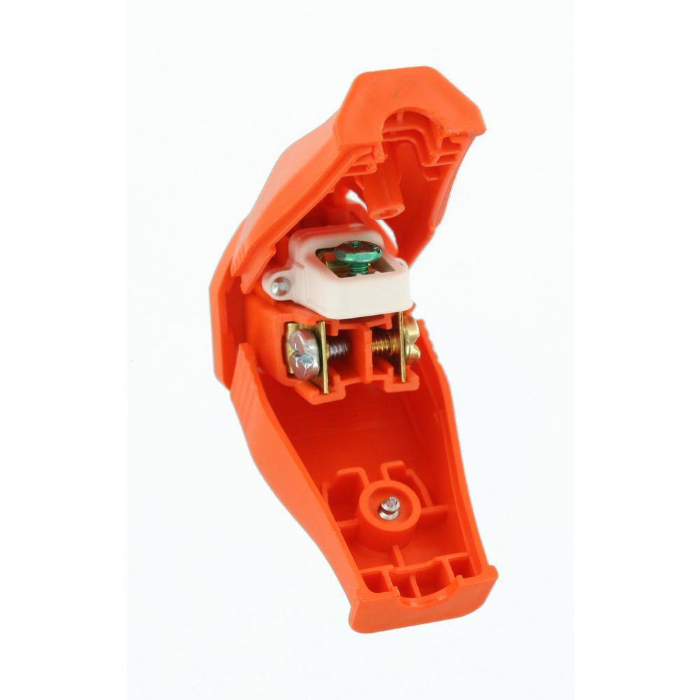 Leviton 15 Amp 125-Volt 3-Wire Grounding Connector Orange 3W102-OR