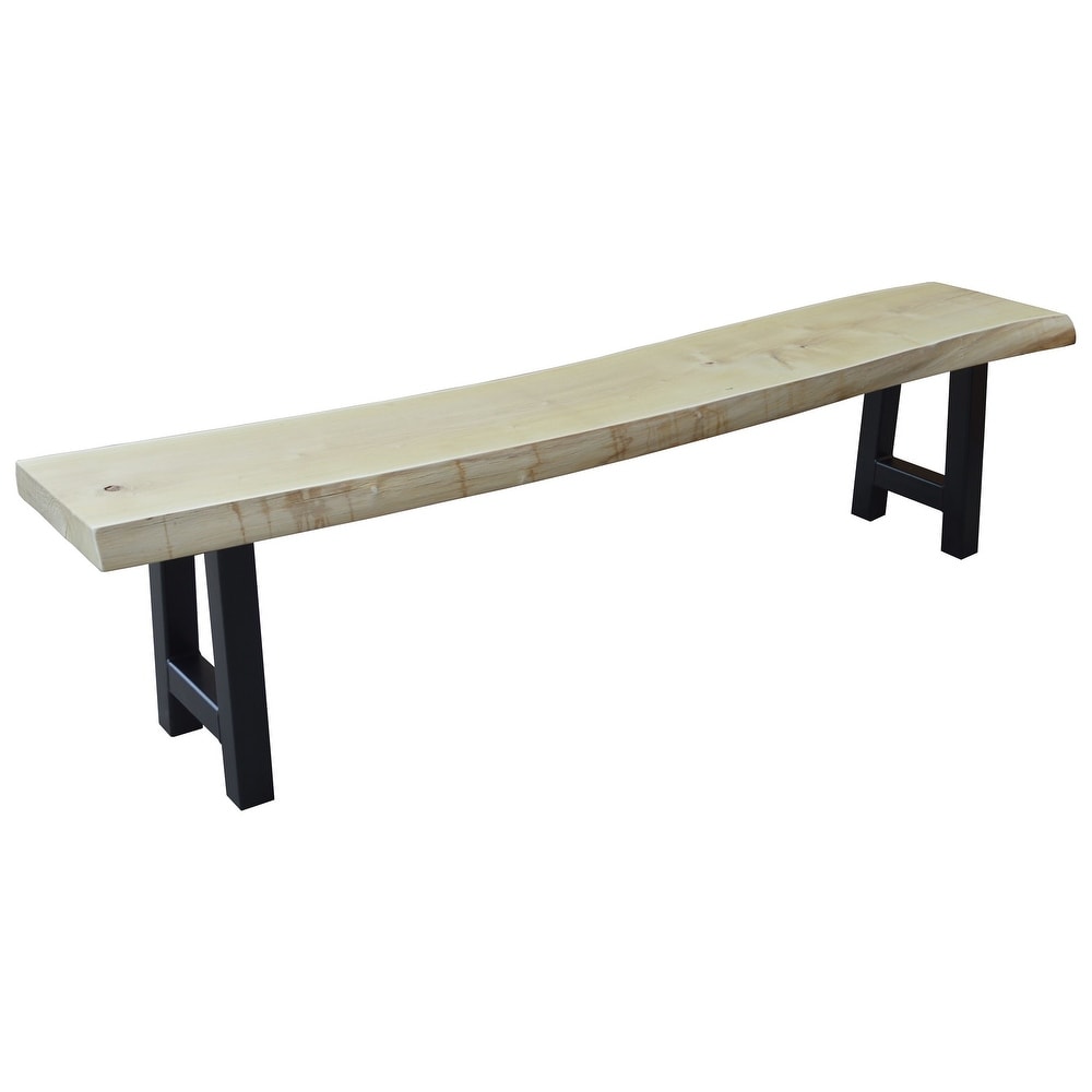 Live Edge Locust Wood Ridgemont Bench
