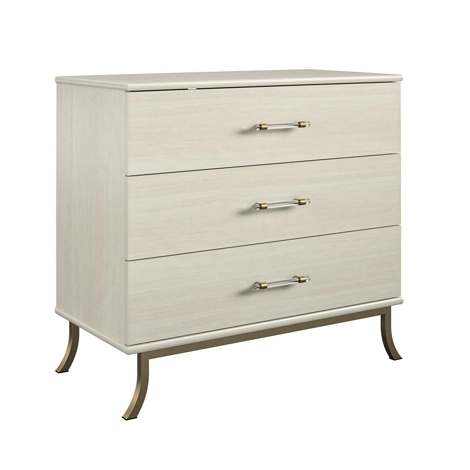 Little Seeds Monarch Hill Clementine 3 Drawer Dresser， White