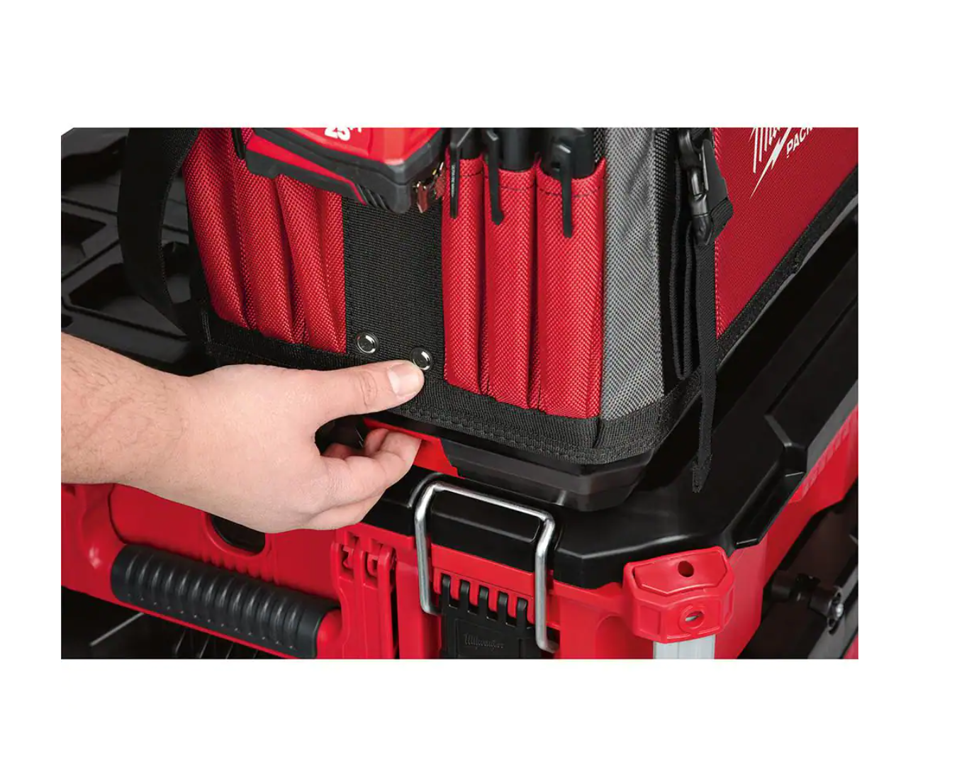 Milwaukee 48-22-8315-48-22-3079 15 in. PACKOUT Tote with 6-in-1 Wire Stripper Pliers