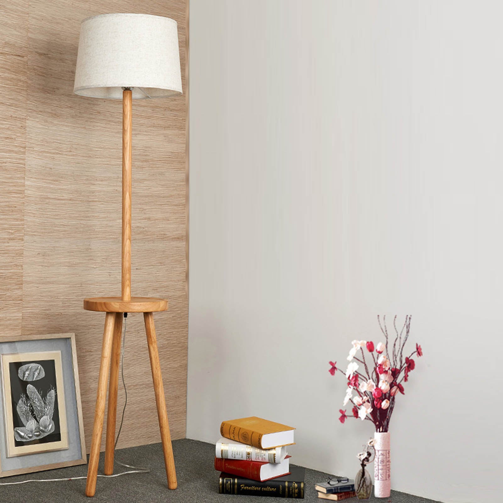 Solid Wood Floor Lamp Bpmt15-N