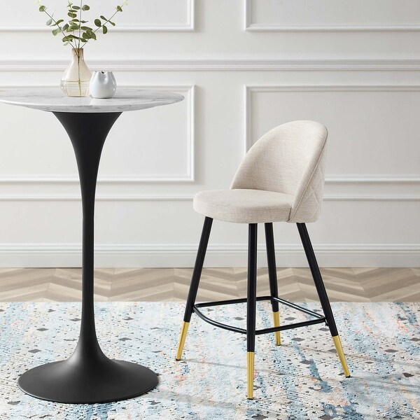 Cordial Fabric Counter Stools - Set of 2