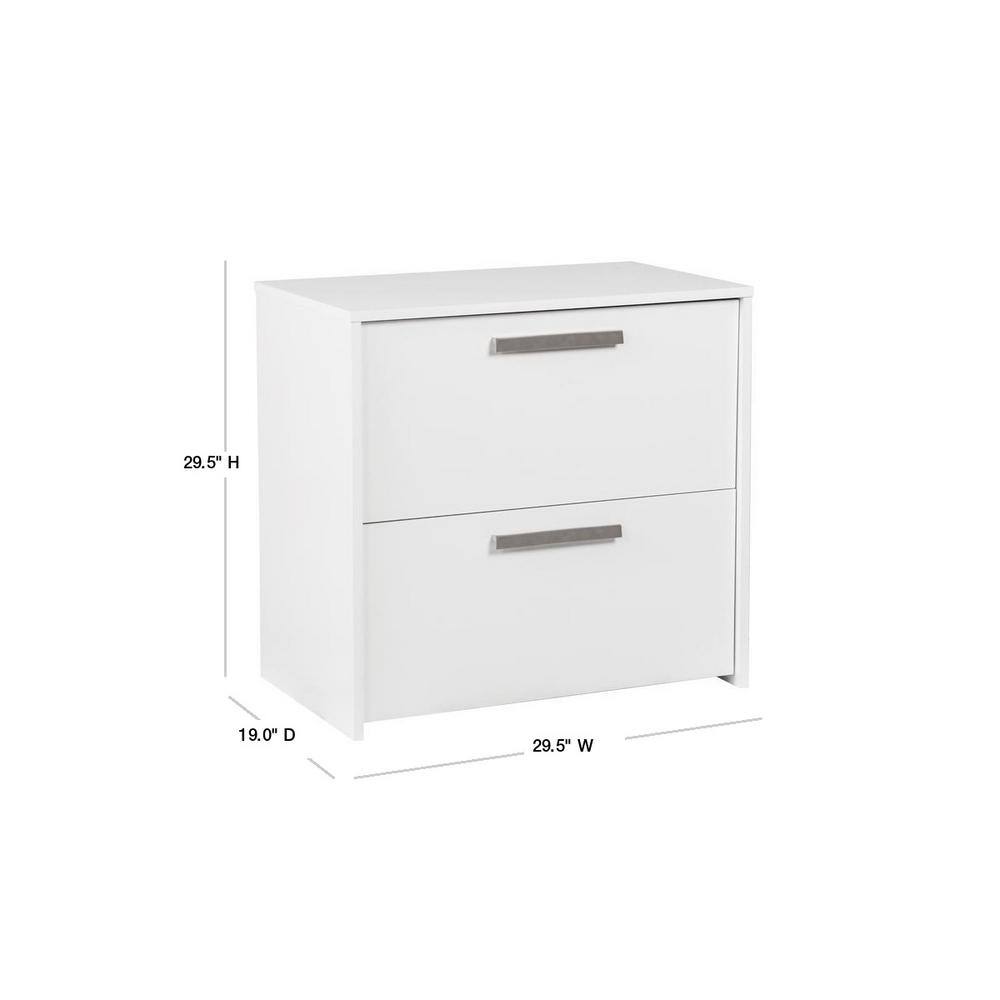 Alaska White Lateral File Cabinet AK4500LFWW