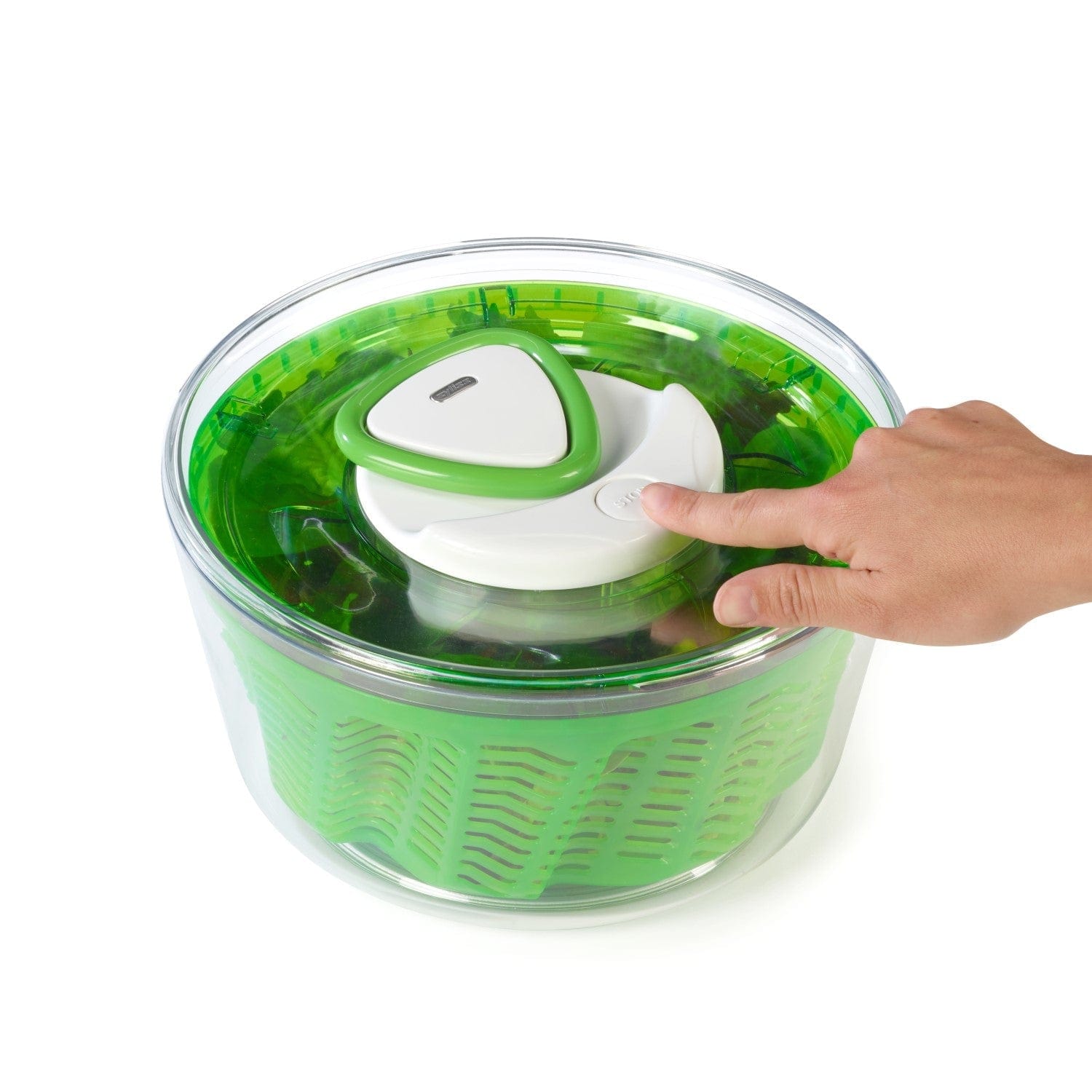 Zyliss Easy Spin 2 Aquavent Salad Spinner