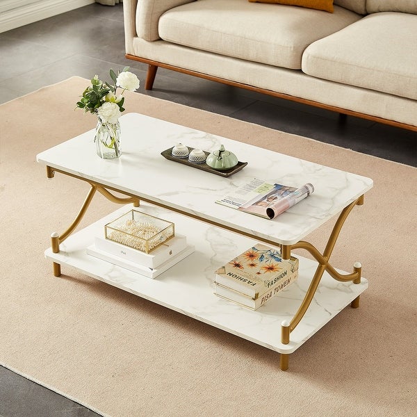 VECELO 2-Piece Coffee Table Set Sofa Table and Corner Side Table with Metal Mesh Doors