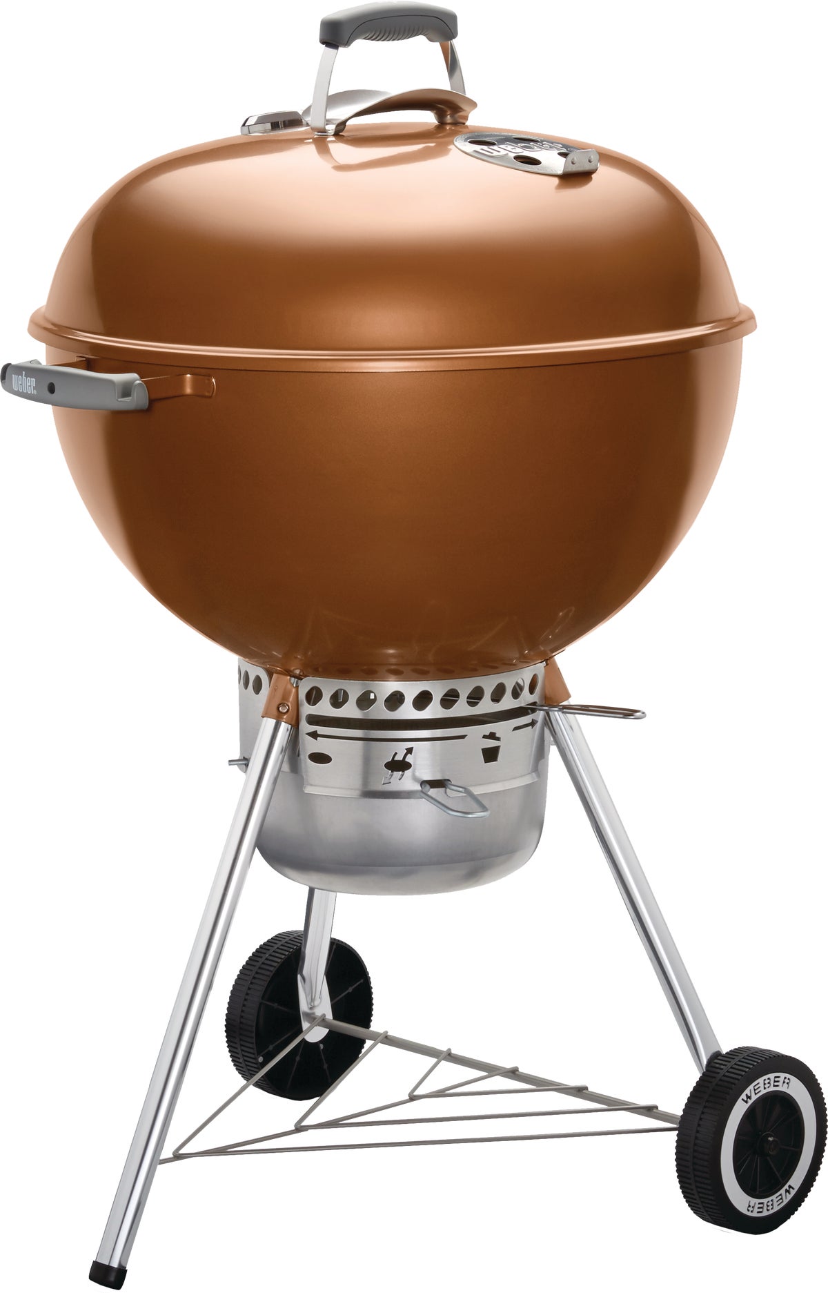 Weber Original Kettle 22 In. Premium Charcoal Grill Copper