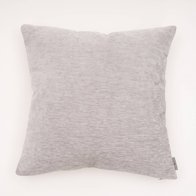 Oversize Dainty Chenille To Linen Reverse Throw Pillow Evergrace