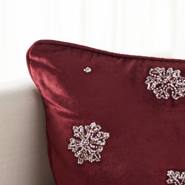 Falling Snow Pillow Safavieh