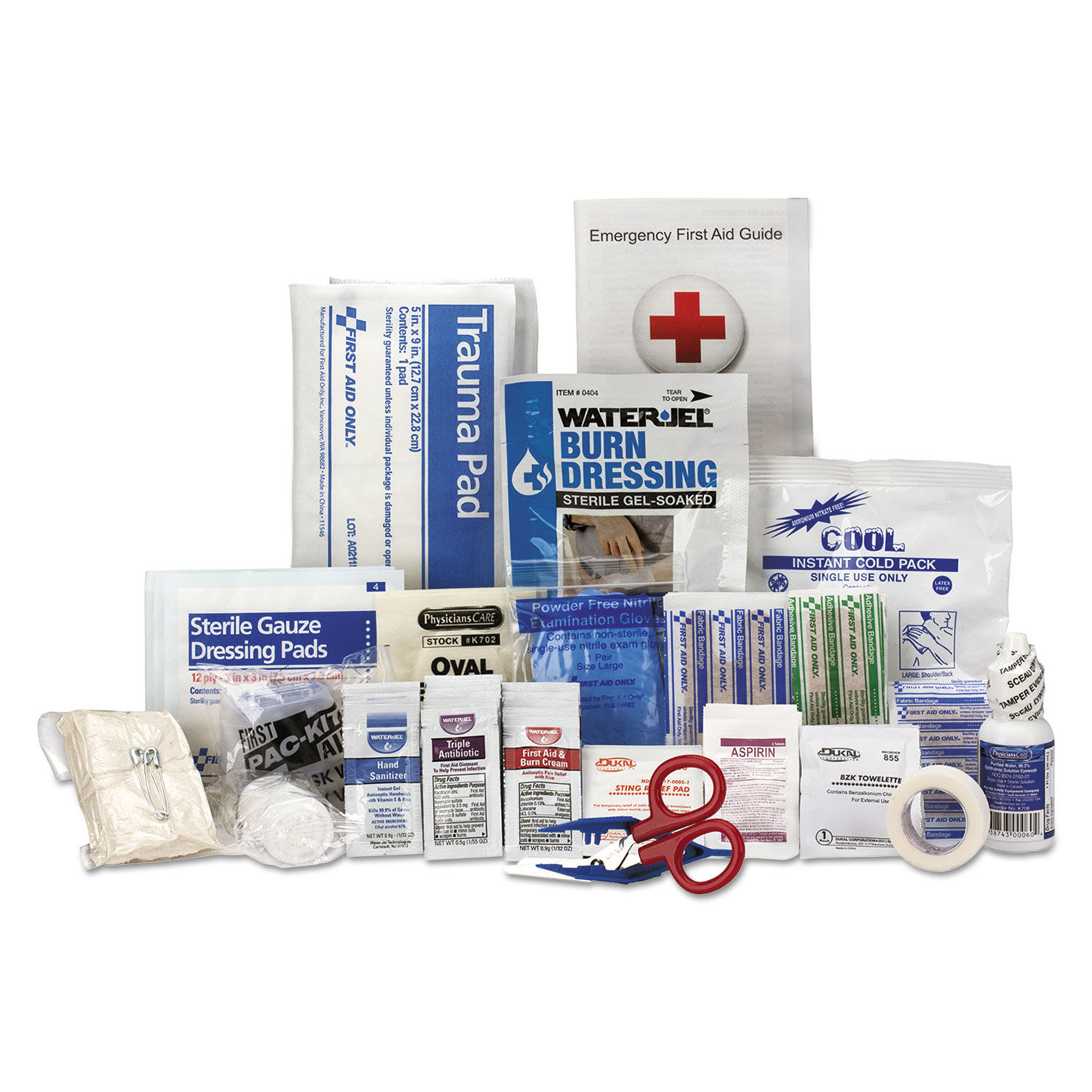 25 Person ANSI A+ First Aid Kit Refill by First Aid Onlyandtrade; FAO90615