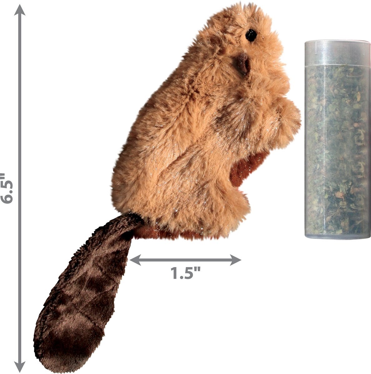 KONG Refillable Beaver Catnip Cat Toy