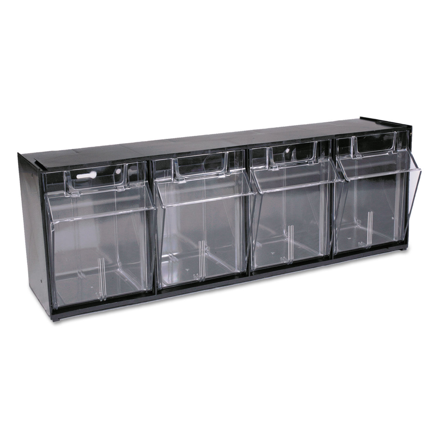 Tilt Bin Interlocking Multi-Bin Storage Organizer by deflectoandreg; DEF20404OP