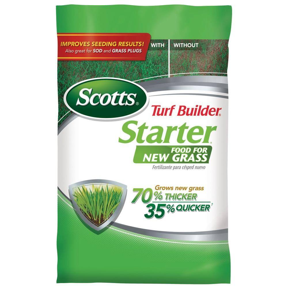 Scotts Turf Builder 15 lbs. 5000 sq. ft. Starter Fertilizer for New Grass Use When Planting Seed 21605