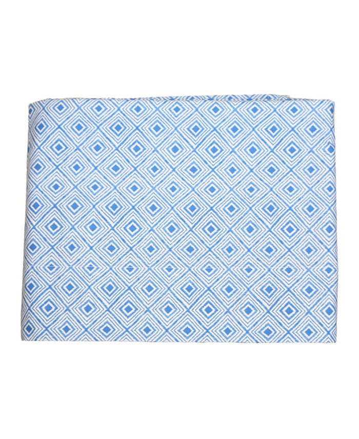 Belle Epoque Blue Diamond Sheet Set， Twin