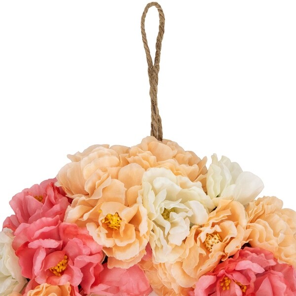 Artificial Peony Spring Floral Wreath