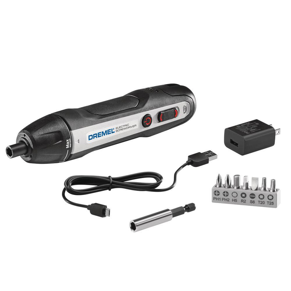 Dremel Cordless 4V USB Rechargeable Lithium-Ion Powered Electric Screwdriver HSES-01