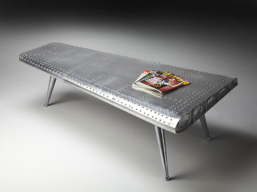 Butler Midway Aviator Cocktail Table   Industrial   Coffee Tables   by Butler Specialty Company  Houzz