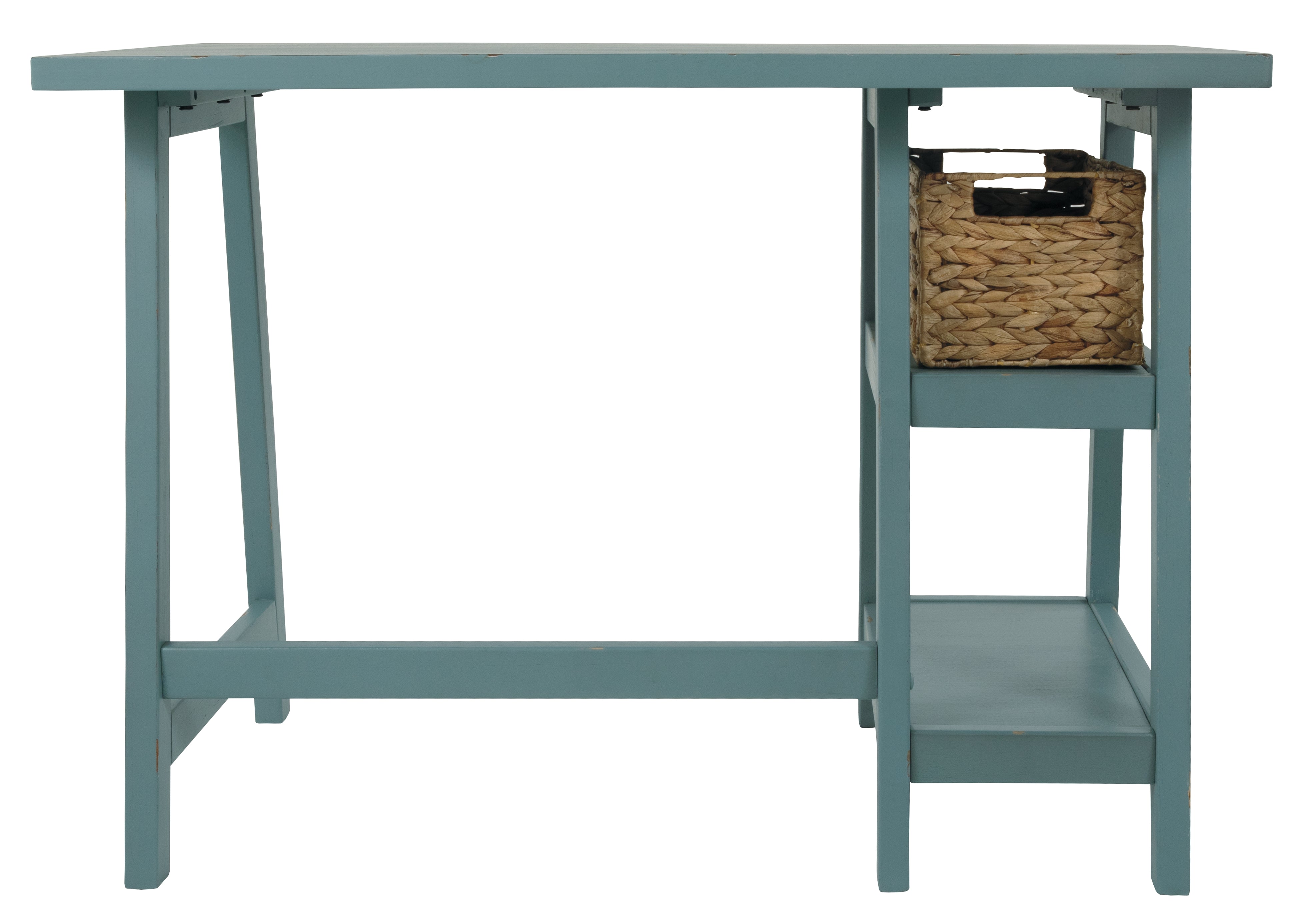 Mirimyn Teal Home Office Small Desk