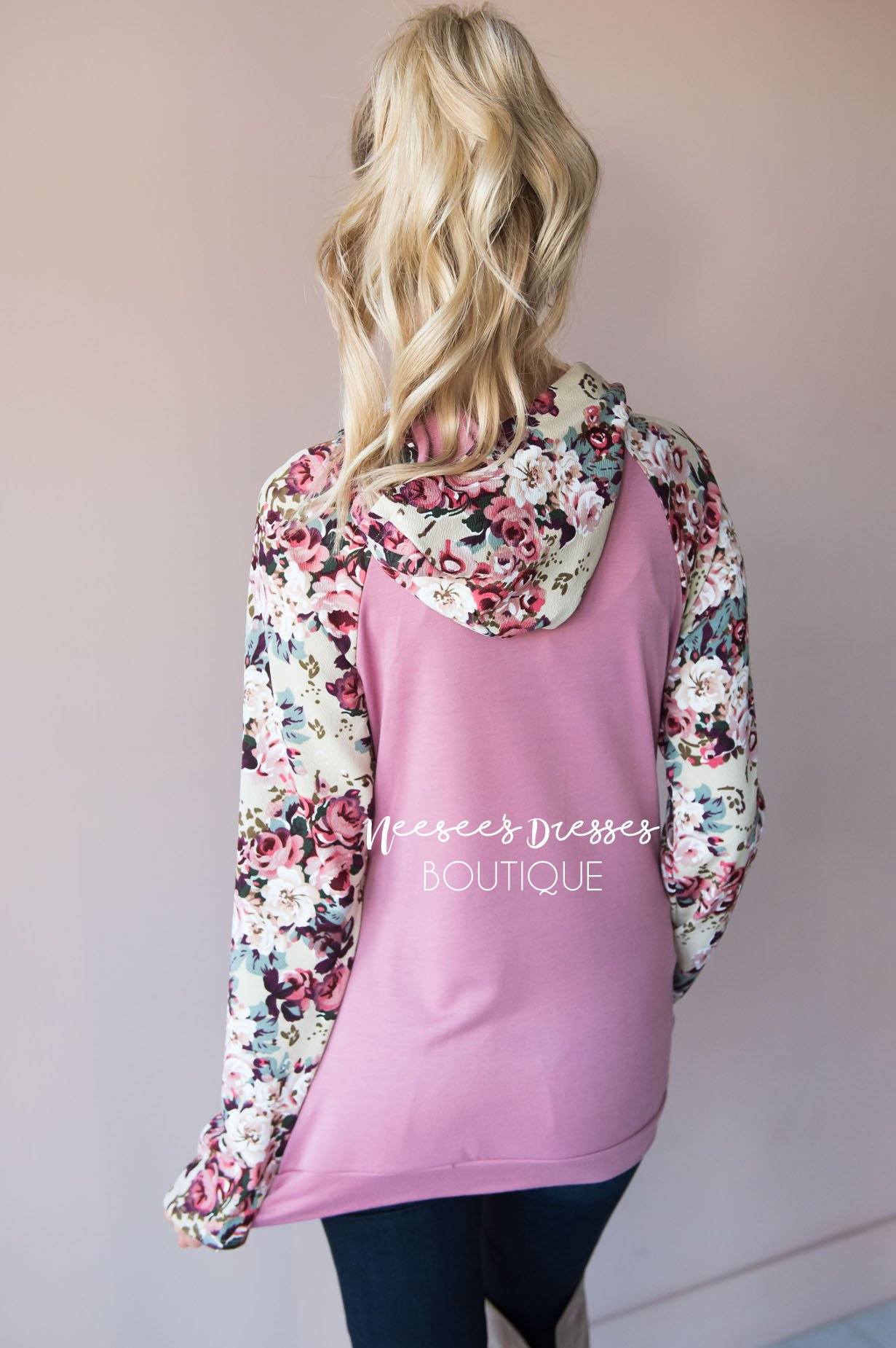 Bold and Brave Floral Hoodie