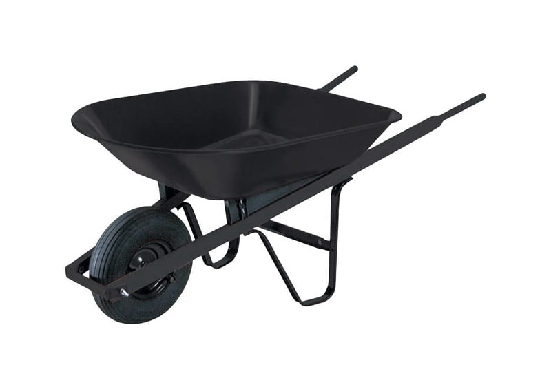 True Temper S4U30 4 Cu. Ft. Steel Wheelbarrow