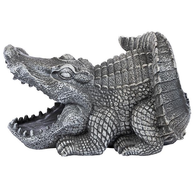 Design Toscano Swamp Alligator Gutter Guardian Downspout Statue