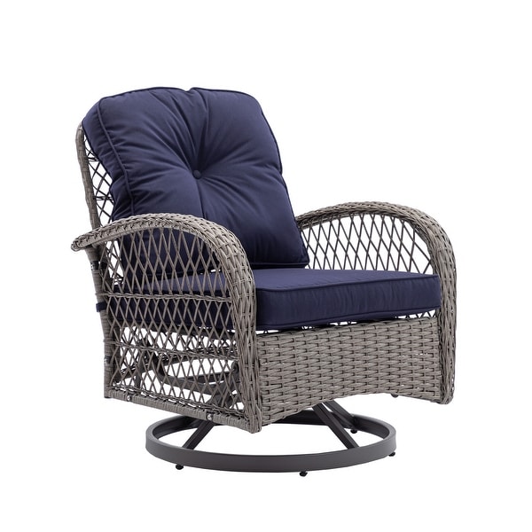 3pcs Outdoor Furniture Modern Wicker set - Overstock - 37385445