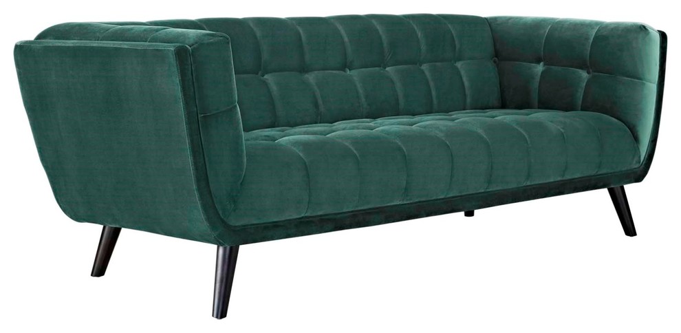 Modern Contemporary Urban Design Living Lounge Room Sofa  Green  Fabric   Midcentury   Sofas   by House Bound  Houzz