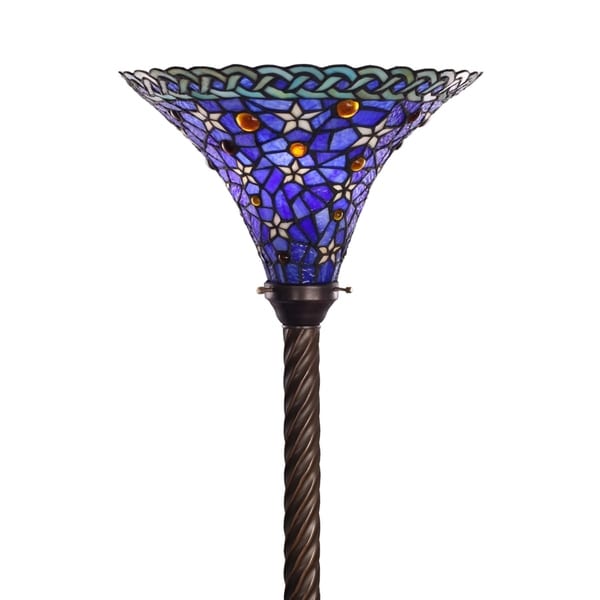 -style Blue Star Torchiere