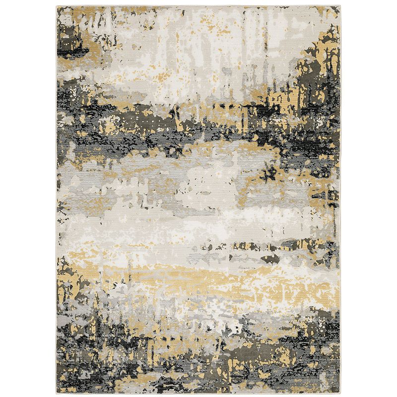 StyleHaven Cameron Modern Distressed Abstract Area Rug