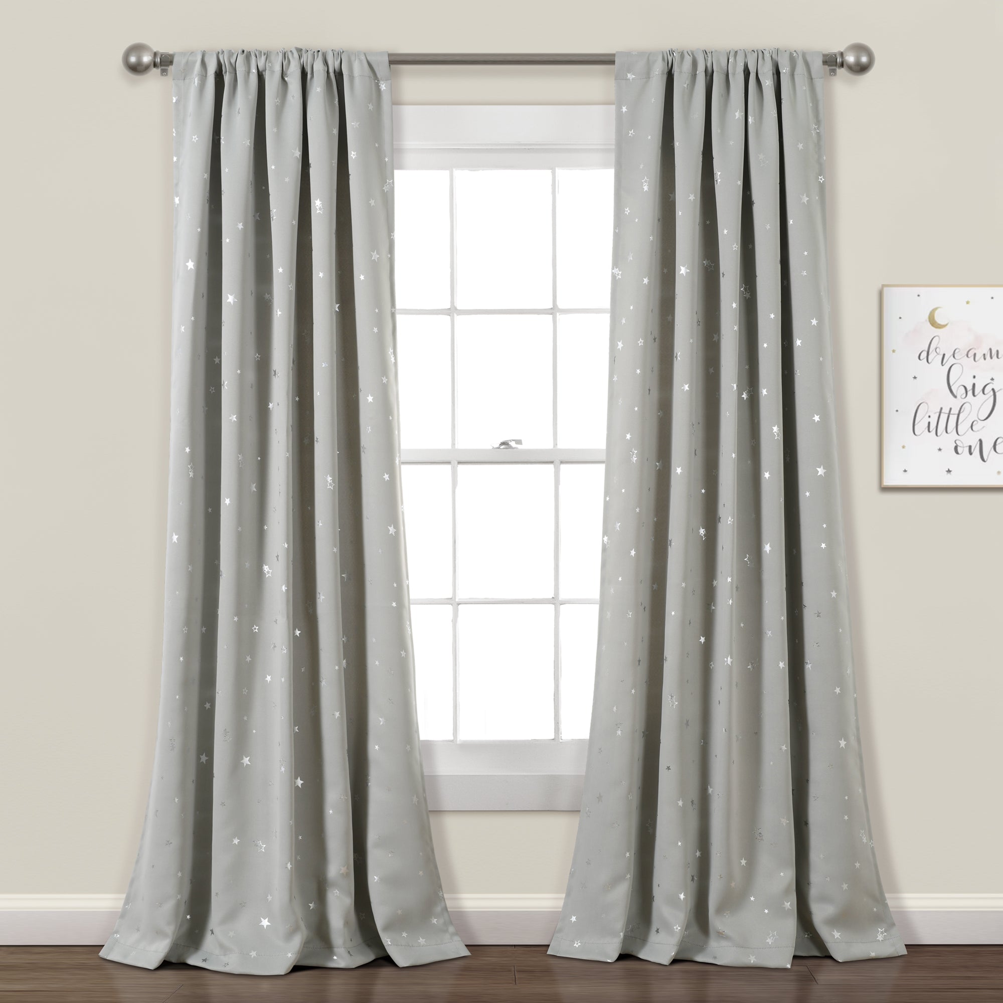 Star Blackout Window Curtain Set