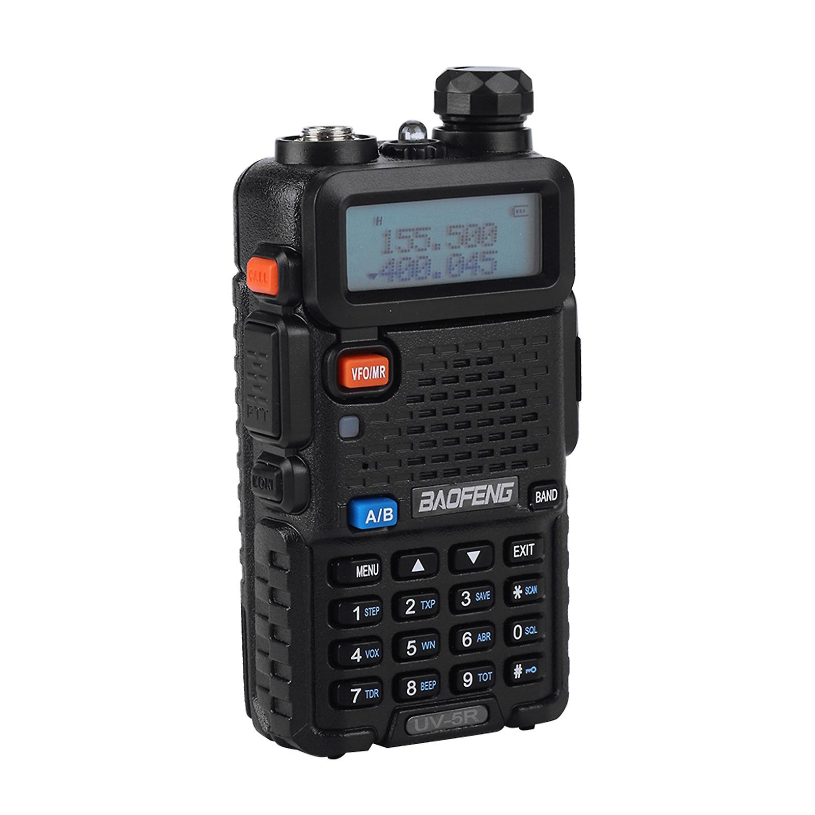 5w Uv5r Portable Vhf Uhf Dual Band Walkie Talkie Professional Radio Transceiver Eu 100240v