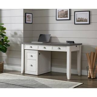 Martin Svensson Home Monterey White Stain File Cabinet with 2-Drawers and Fingerprint Lock 7908909