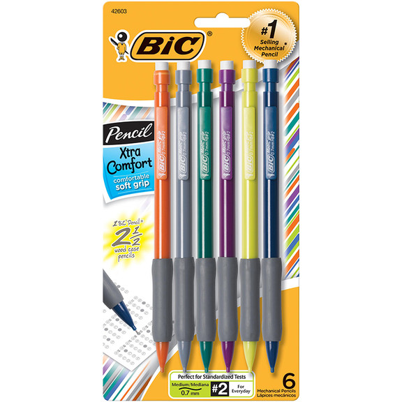 Bic Usa BICMPGP61 Bic Matic Grip 6Pk Asst Mechanic...