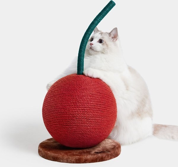 VETRESKA Cherry Scratching Ball Cat Toy