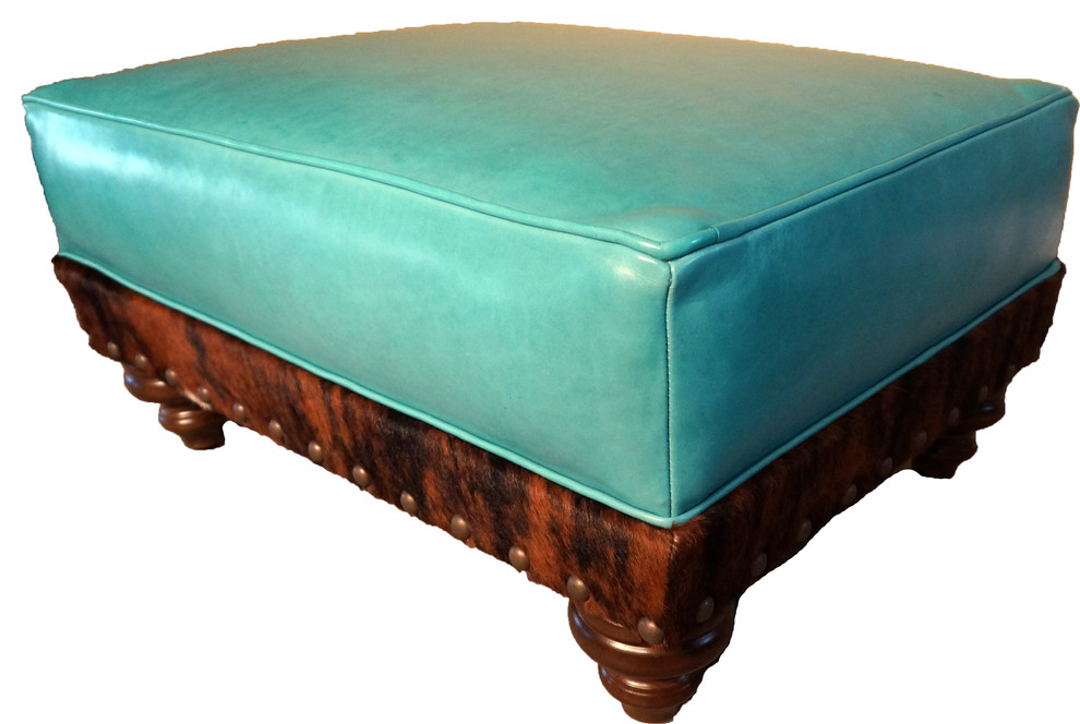 quotDurango II quotMedium Ottoman   Southwestern   Footstools And Ottomans   by Great Blue Heron Furniture  Houzz